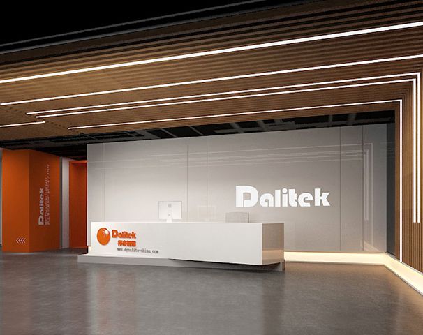 公司前臺裝修實景圖